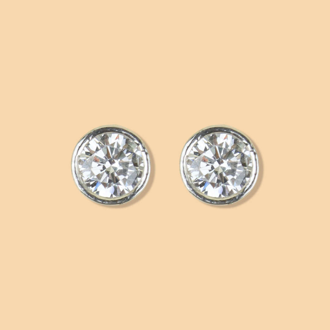 Silver Orbit Studs