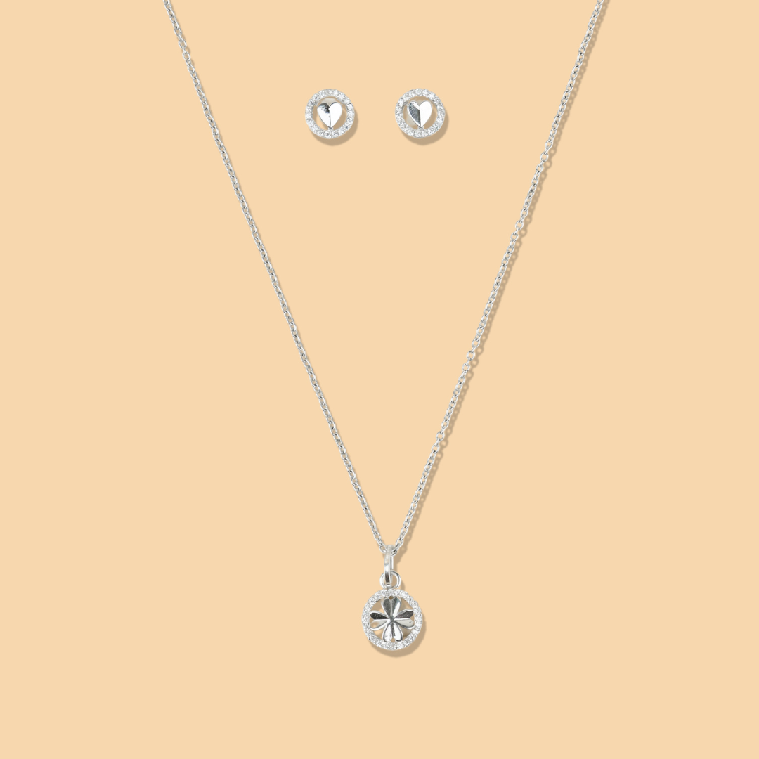 Circle of Silver Love Set