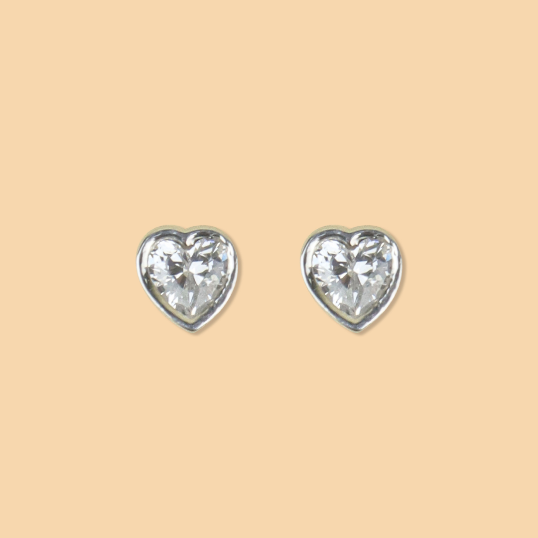 Silver Shiny Heart