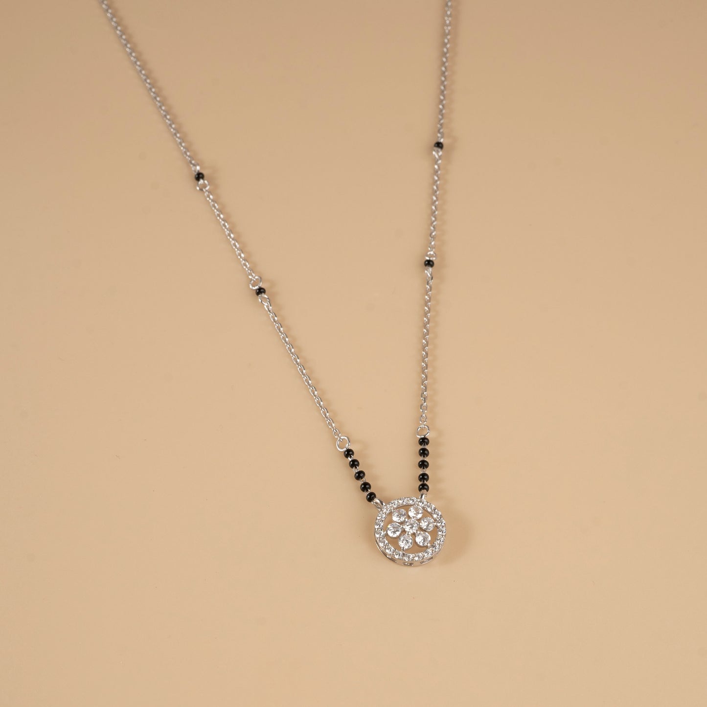 Circle of Dreams with a Floral Touch of Eternity Mangalsutra