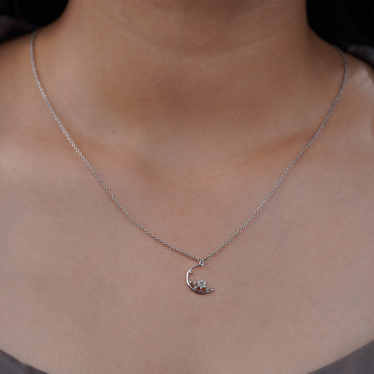Aurora Crescent Necklace