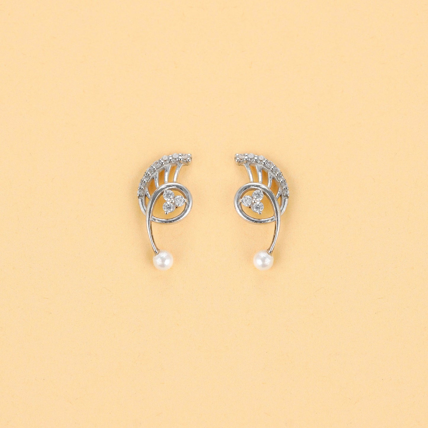 Spiral Shine with Pearl Drop