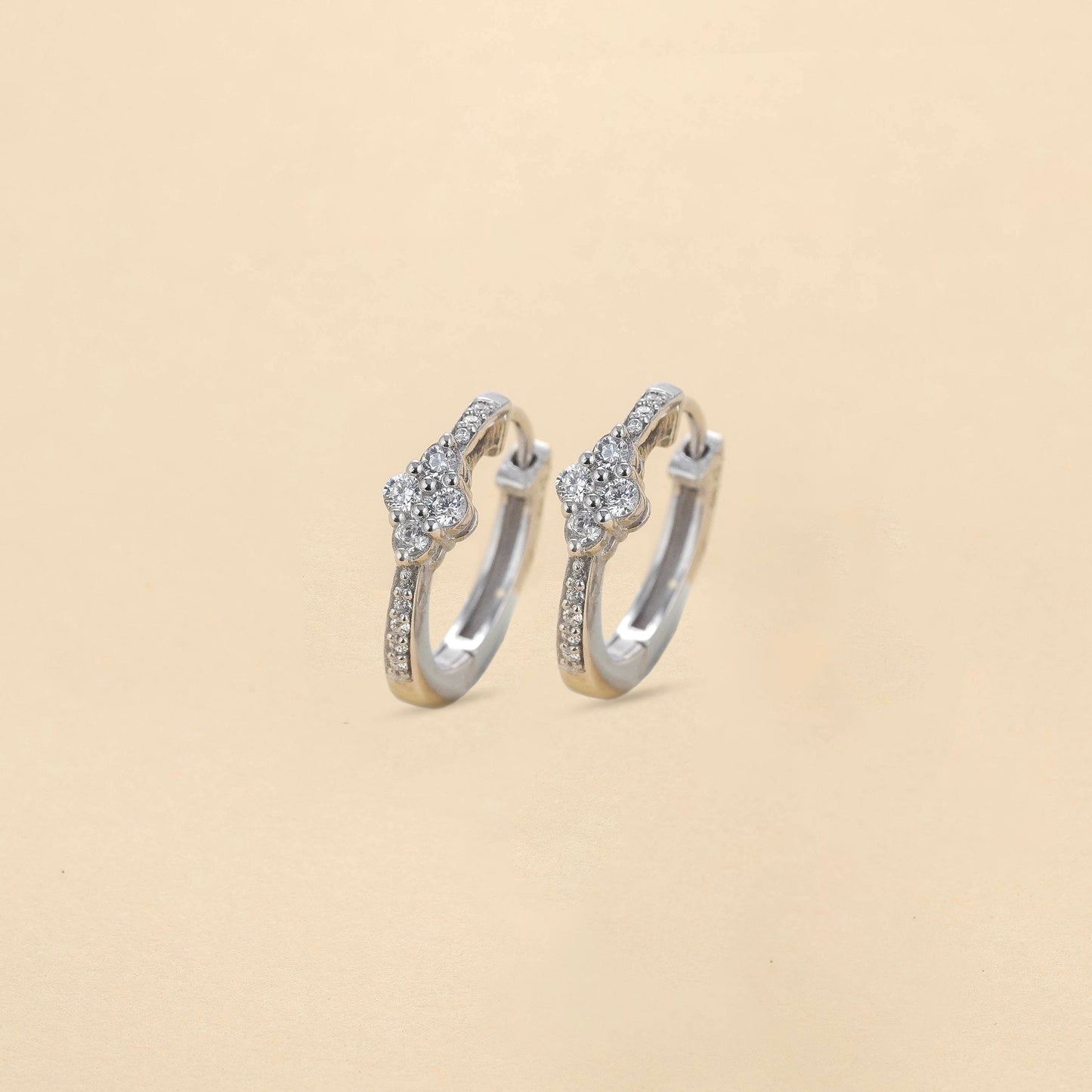 Silver Bali with Quad Spark Gems