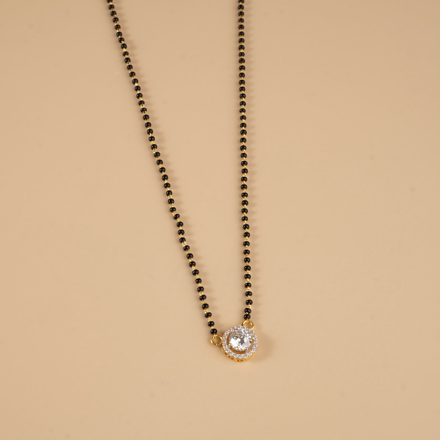 Orbit of Love Mangalsutra: Encircled in Silver Glow