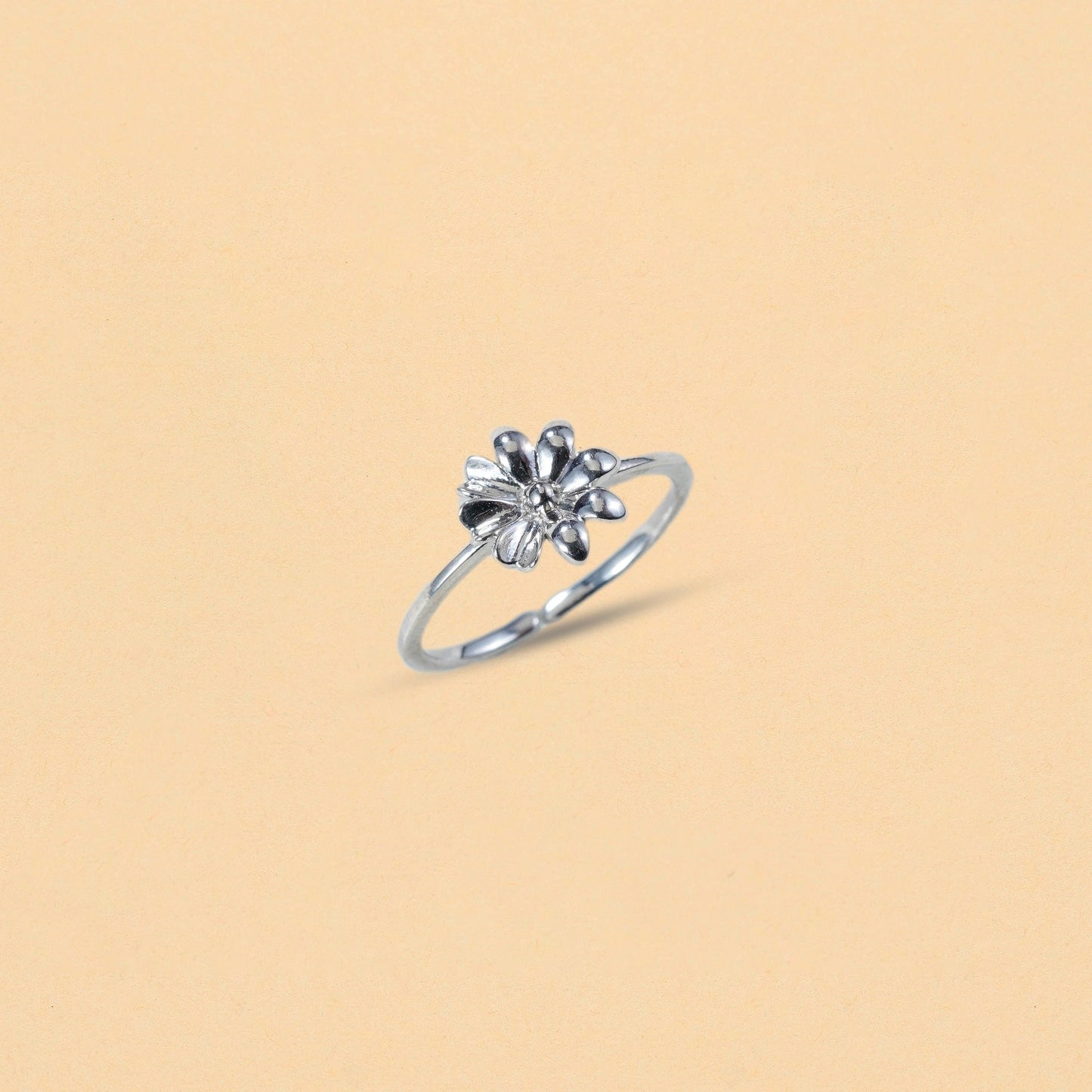 Soft Glow Blossom Ring