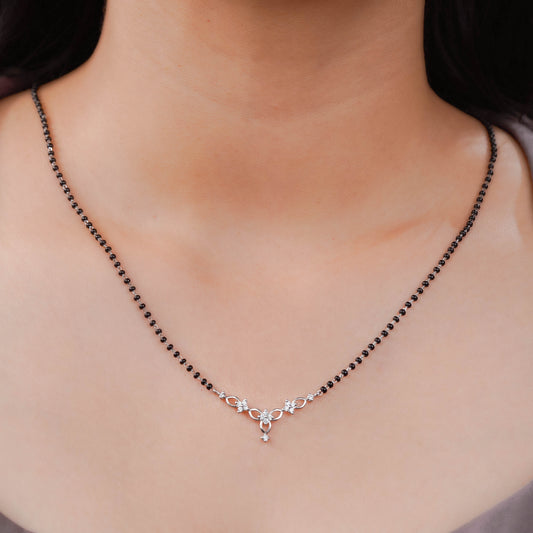 Arc of Endless Love Silver Mangalsutra