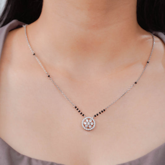 Circle of Dreams with a Floral Touch of Eternity Mangalsutra