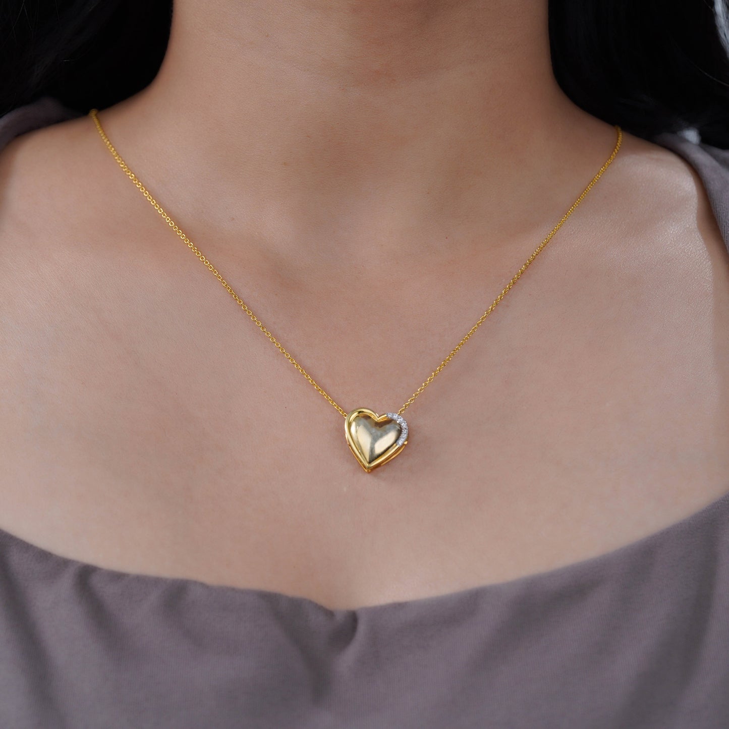 Love Glow Heart Necklace